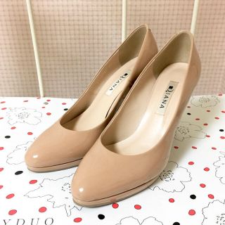 ダイアナ(DIANA)のダイアナ 23.5 ベージュ 美品(ハイヒール/パンプス)