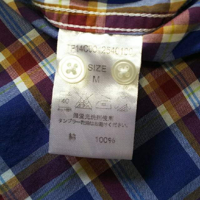 CIAOPANIC TYPY(チャオパニックティピー)のブルーチェックシャツ Mサイズ レディースのトップス(シャツ/ブラウス(長袖/七分))の商品写真