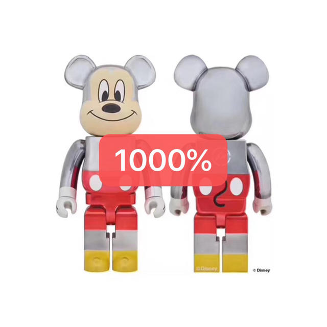 MEDICOM TOY(メディコムトイ)のBE@RBRICK fragmentdesign MICKEY MOUSE エンタメ/ホビーのフィギュア(その他)の商品写真