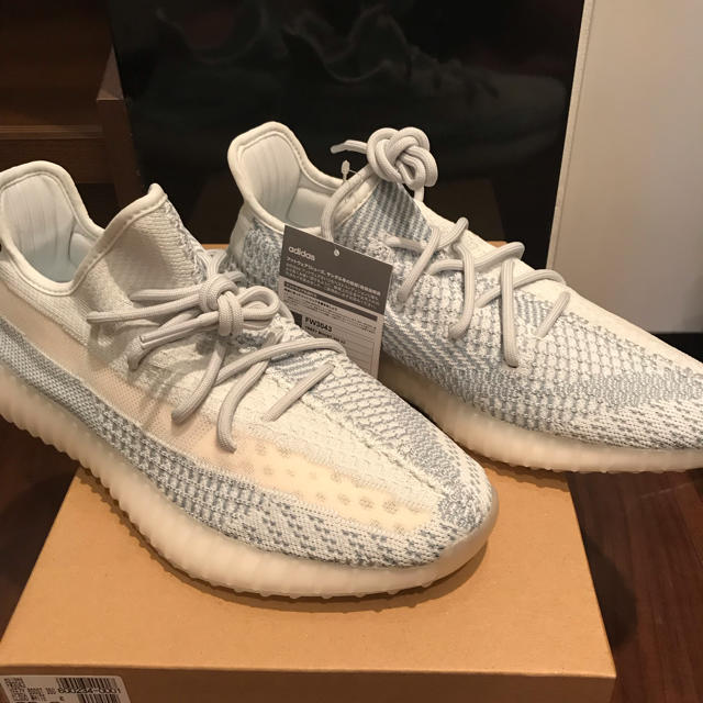 28cm YEEZY BOOST 350 V2 CLOUD WHITE