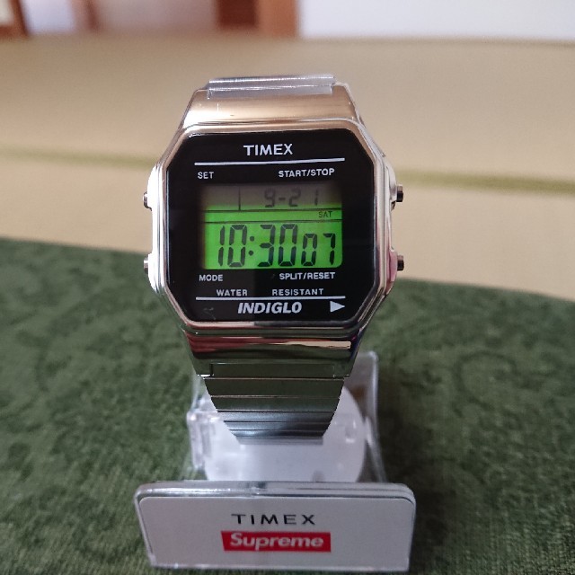 Supreme Timex Digital Watch silver