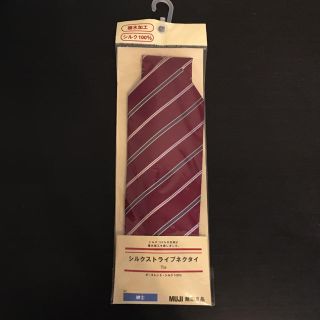 ムジルシリョウヒン(MUJI (無印良品))の【未開封品】無印良品 ストライプネクタイ(ネクタイ)