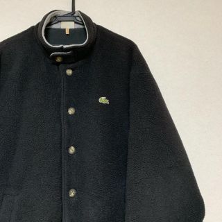 ラコステ LACOSTE ボアブルゾン フリース Lサイズ ブラック