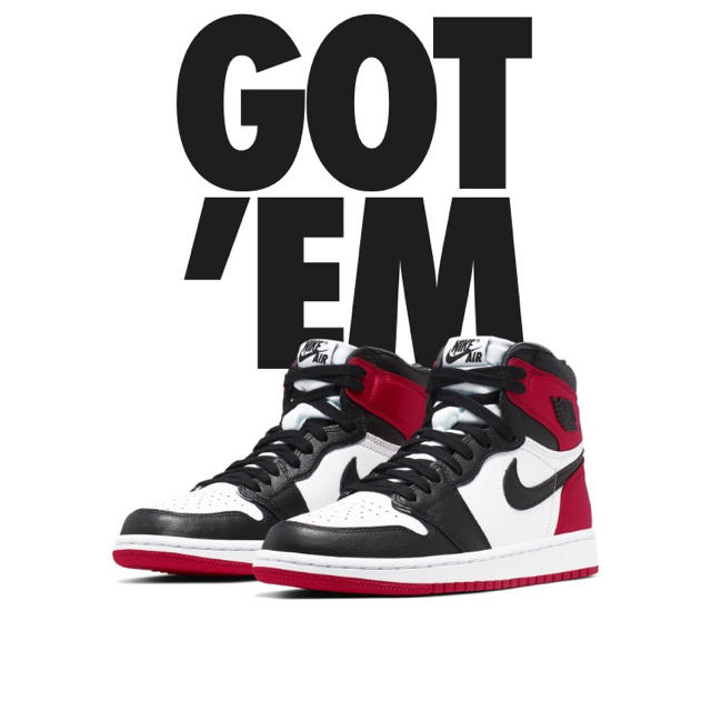 Air Jordan 1 Black Toe 26cm