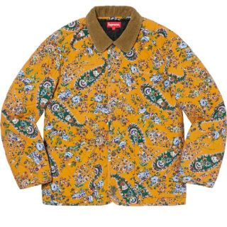 シュプリーム(Supreme)のQuilted Paisley Jacket yellow(ブルゾン)