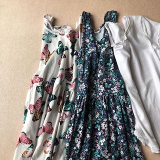 エイチアンドエム(H&M)の【セット売り】130 h&m キッズ (ワンピース)