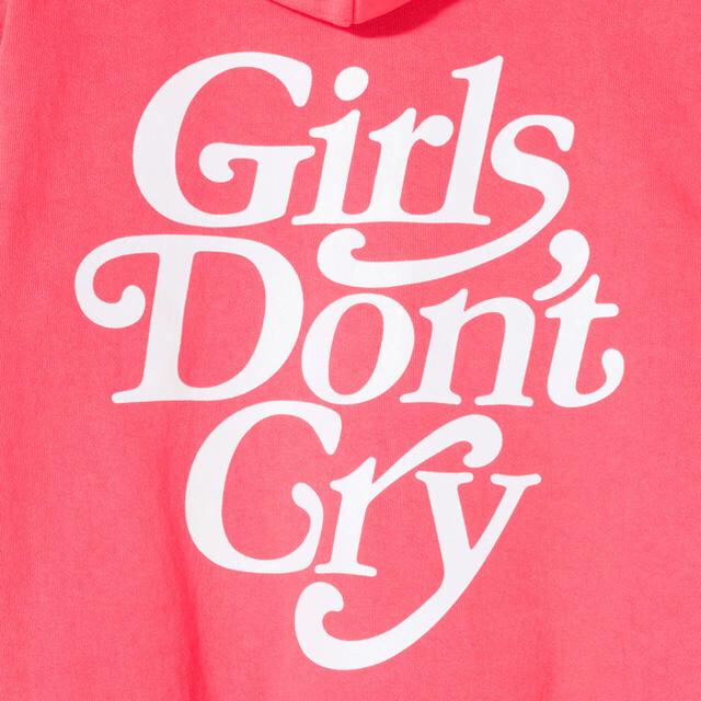 新品未使用 Girls don't cry パーカー ピンク XL 21ss