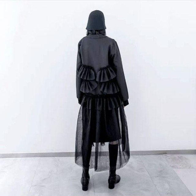 RANDOM TULLE LONG COAT.

 レディースのジャケット/アウター(トレンチコート)の商品写真