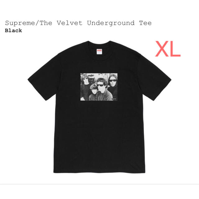 Supreme(シュプリーム)のsupreme × The velvet underground tee XL メンズのトップス(Tシャツ/カットソー(半袖/袖なし))の商品写真