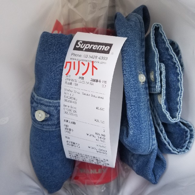 supreme denim shirt S デニムシャツ シュプリーム 1