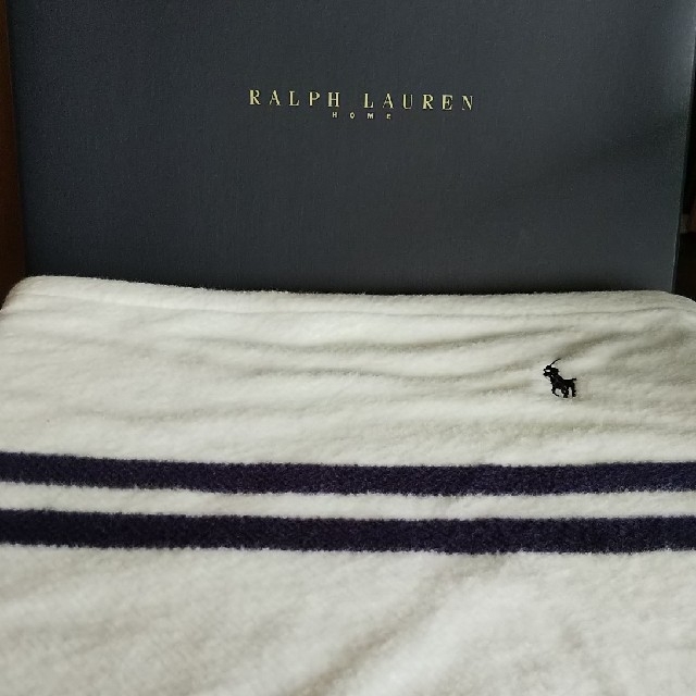 Ralph Lauren(ラルフローレン)のRALPH LAUREN  ひざ掛け ハーフブランケット  新品 未使用  ♪ キッズ/ベビー/マタニティのこども用ファッション小物(おくるみ/ブランケット)の商品写真