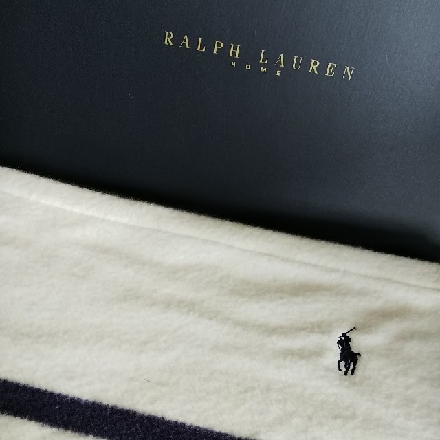 Ralph Lauren(ラルフローレン)のRALPH LAUREN  ひざ掛け ハーフブランケット  新品 未使用  ♪ キッズ/ベビー/マタニティのこども用ファッション小物(おくるみ/ブランケット)の商品写真