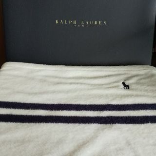 ラルフローレン(Ralph Lauren)のRALPH LAUREN  ひざ掛け ハーフブランケット  新品 未使用  ♪(おくるみ/ブランケット)