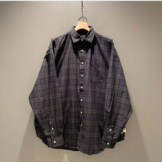 専用 SSZ × AH. BIG SHIRTS ブラックウォッチblack シャツ 専用 SSZ × AH. BIG SHIRTS ブラックウォッチblack シャツ