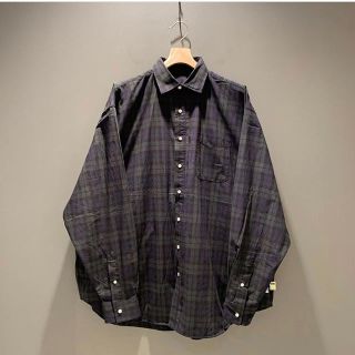 ビームス(BEAMS)の専用 SSZ × AH. BIG SHIRTS ブラックウォッチblack (シャツ)