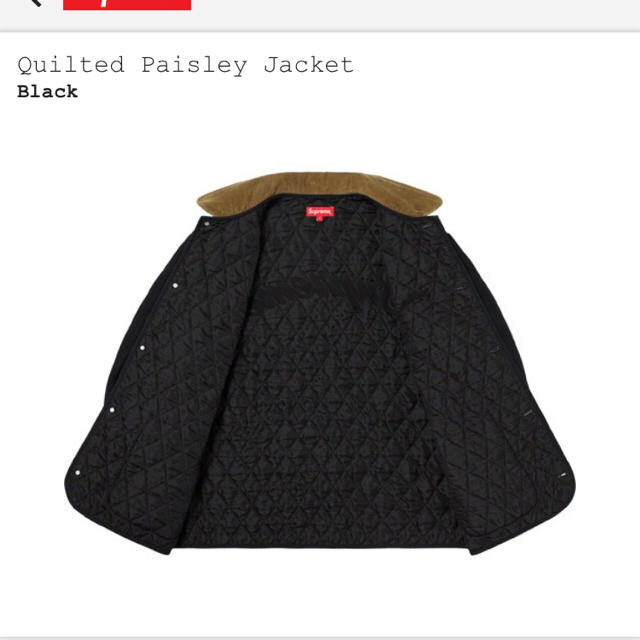 Supreme - supreme Quilted Paisley Jacket キルティングの通販 by ...