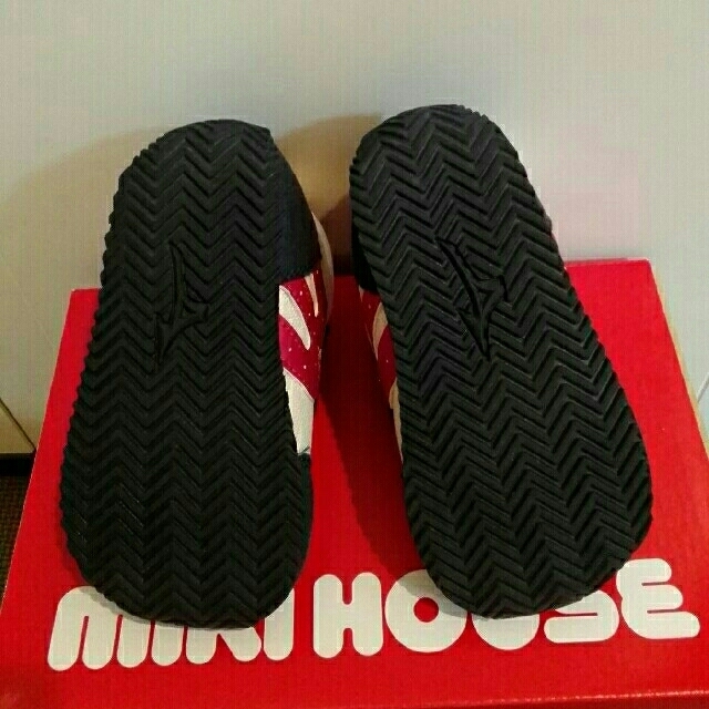 mikihouse(ミキハウス)の☆☆ミキハウス MIZUNOコラボシューズ☆☆　14cm キッズ/ベビー/マタニティのベビー靴/シューズ(~14cm)(スニーカー)の商品写真