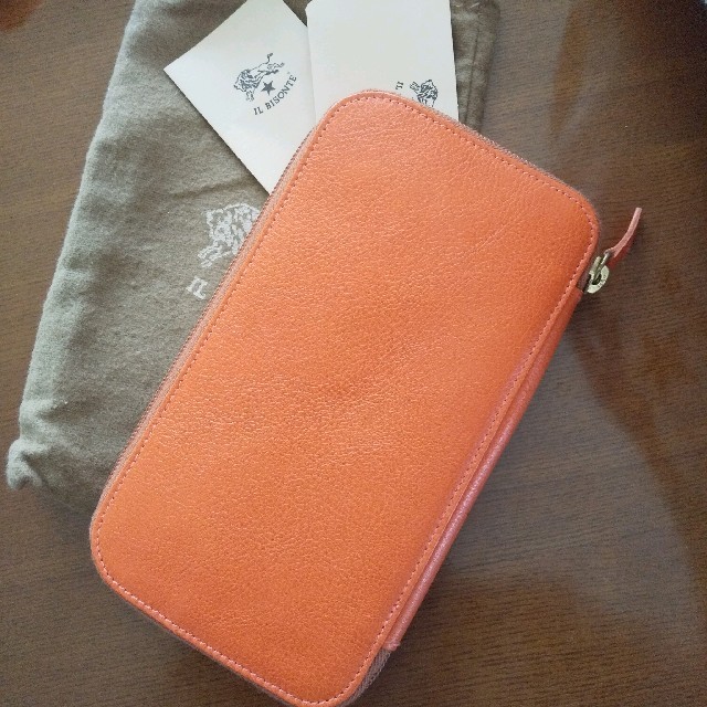 IL BISONTE - 新品 イルビゾンテ 本革 レザー ウォレット ファスナー