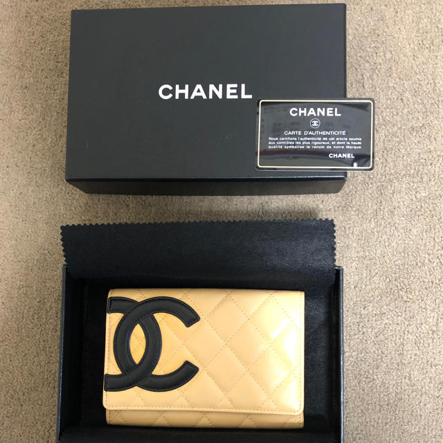 夢夢様専用‼️正規品CHANEL カンボンライン財布 新品未使用❗️ 美品