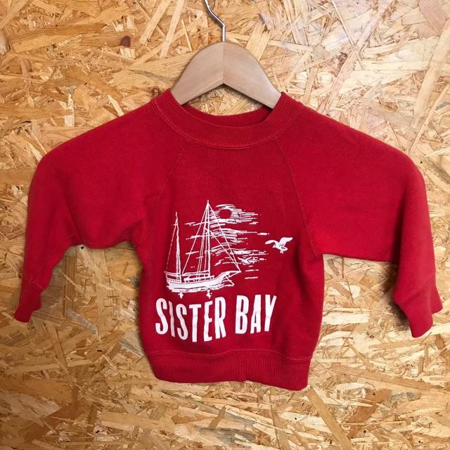 60s ヴィンテージ　スウェット　キッズ　レアサイズ　ラグランスリーブ