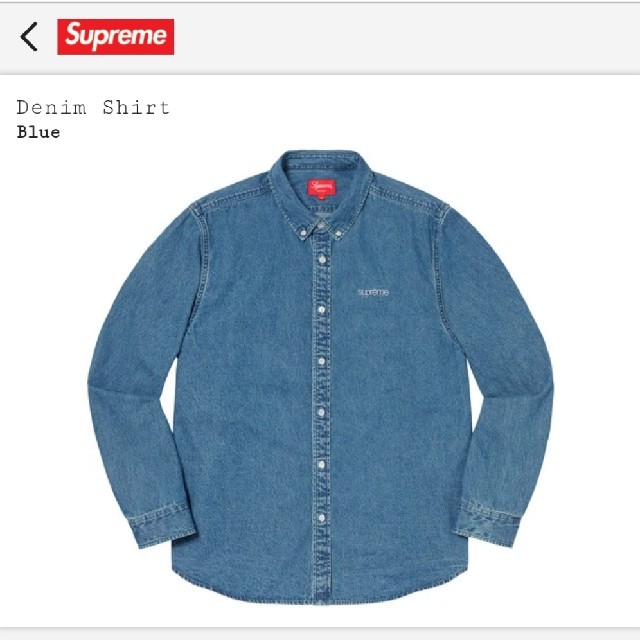 メンズS supreme  denim shirt デニム