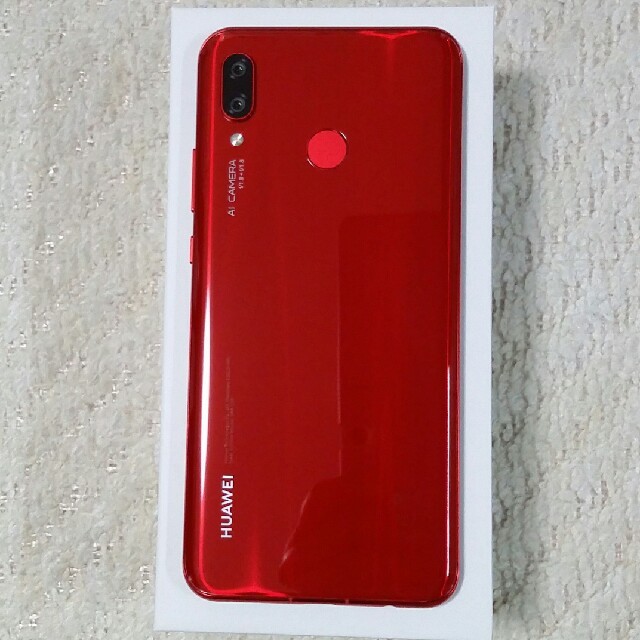 HUAWEI nova 3　限定色　レッド