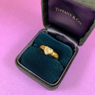 ティファニー(Tiffany & Co.)のティファニー  Tiffany&co  750 K18YG  ダイヤモンドリング(リング(指輪))