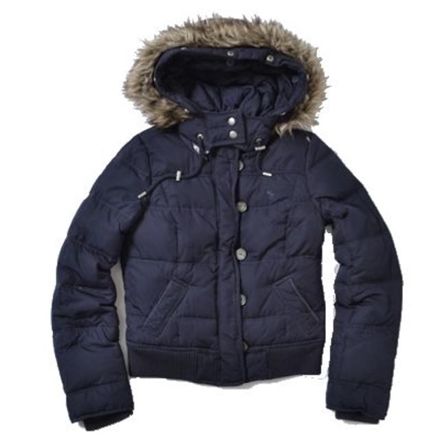 Abercrombie&Fitch(アバクロンビーアンドフィッチ)の◇Abercrombie&Fitch◇sizeM navy down JKT レディースのジャケット/アウター(ダウンジャケット)の商品写真