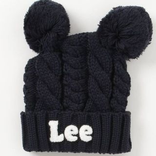 リー(Lee)のみゅ様専用　新品　Lee　耳つきニット帽(帽子)