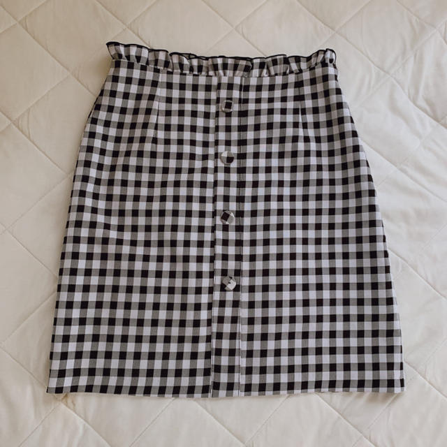 ◯BIGLOVE様お取り置き中◯ギンガムチェックスカート 韓国 レディースのスカート(ミニスカート)の商品写真