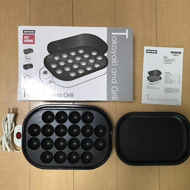 ニトリ(ニトリ)のたこ焼き器 スマホ/家電/カメラの調理家電(たこ焼き機)の商品写真