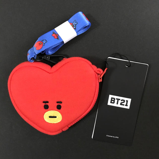 防弾少年団(BTS)(ボウダンショウネンダン)のBT21 グッズ TATA テテ V テヒョン BTS フェイスコインケース エンタメ/ホビーのタレントグッズ(アイドルグッズ)の商品写真