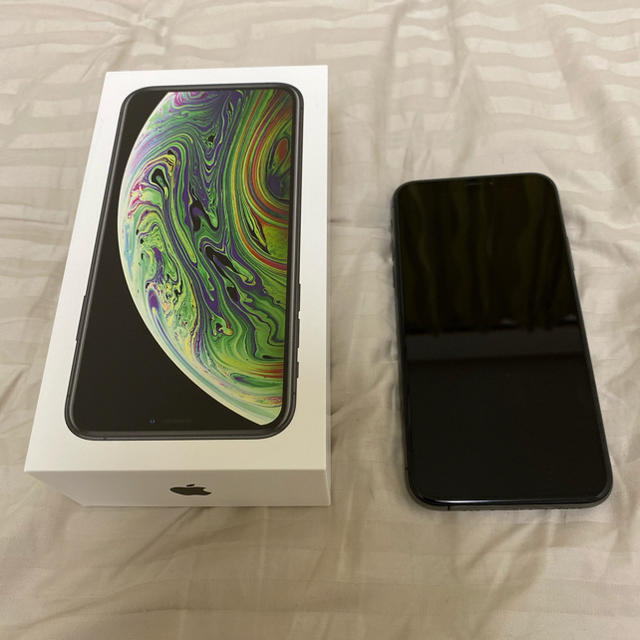 iPhone XS 64GB simフリー　ブラック　付属品未使用