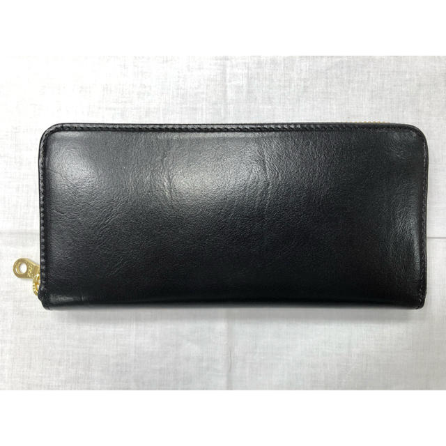 おまけ付】 【新品 未使用】イタリーレザー クロ RF長財布 本革 牛革