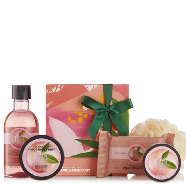 THE BODY SHOP(ザボディショップ)のボディショップピンクグレープフルーツ バス&ボディギフトセット コスメ/美容のボディケア(ボディクリーム)の商品写真