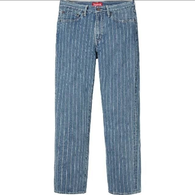 Supreme Levi's Pinstripe 550 Jeans 32インチ