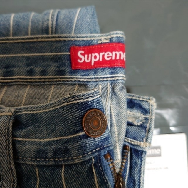 Supreme Levi's Pinstripe 550 Jeans 32インチ