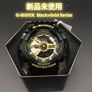 ジーショック(G-SHOCK)の【新品】G-SHOCK Black×Gold GA-110GB-1AJF(腕時計(デジタル))