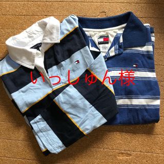 トミーヒルフィガー(TOMMY HILFIGER)のトミーヒルフィガー  長袖ラガーシャツ  L/G(Tシャツ/カットソー)