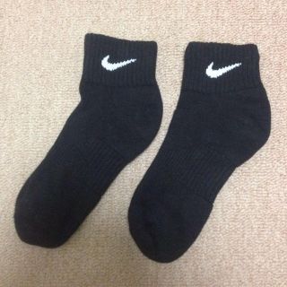 ナイキ(NIKE)のnike ソックス 黒(ソックス)