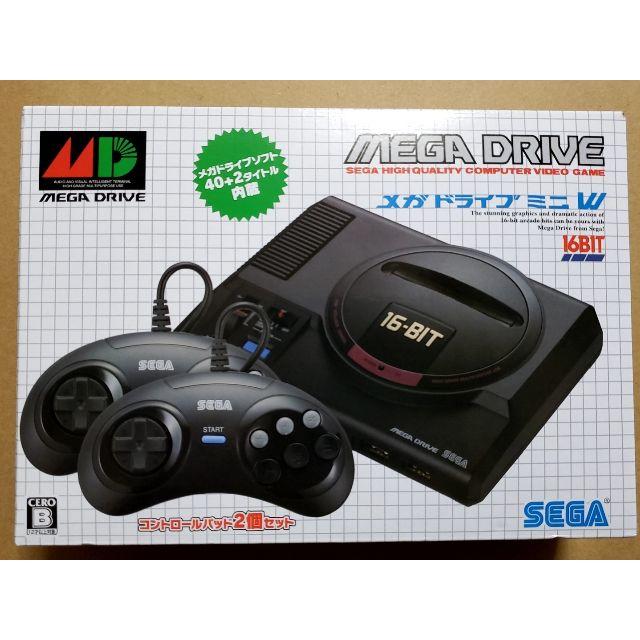 新品 即発送 匿名可 送料込 メガドライブミニW  本体 セガ SEGAゲームソフト/ゲーム機本体