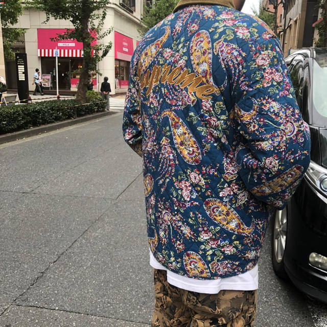 XL Supreme Quilted Paisley Jacket