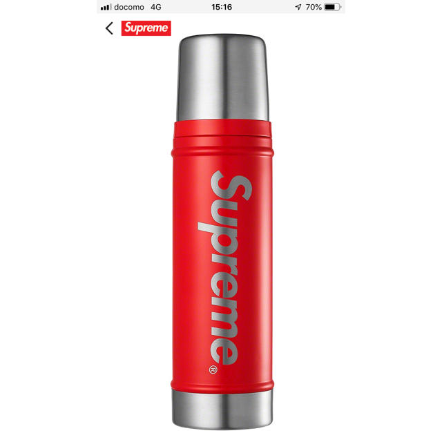 Supreme(シュプリーム)のSupreme Stanley 水筒 赤 レッド bottle インテリア/住まい/日用品のキッチン/食器(タンブラー)の商品写真