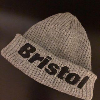 ソフ(SOPH)のBristol グレー リブ ニット帽(ニット帽/ビーニー)