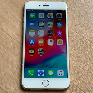 アップル(Apple)のiPhone6plus 128GB  ゴールド au (スマートフォン本体)
