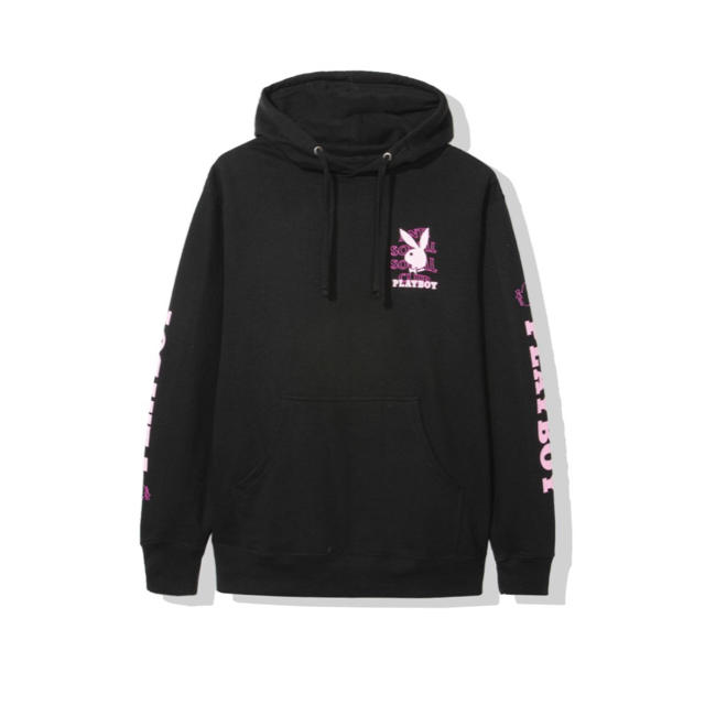 ANTI(アンチ)の【Anti social】Playboy Black Hoodie/ L メンズのトップス(パーカー)の商品写真