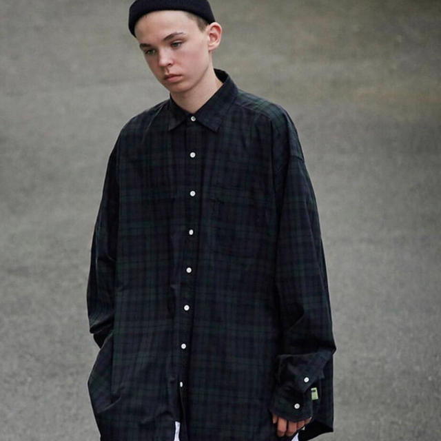 19aw ssz ah. big shirt  black watchシャツ