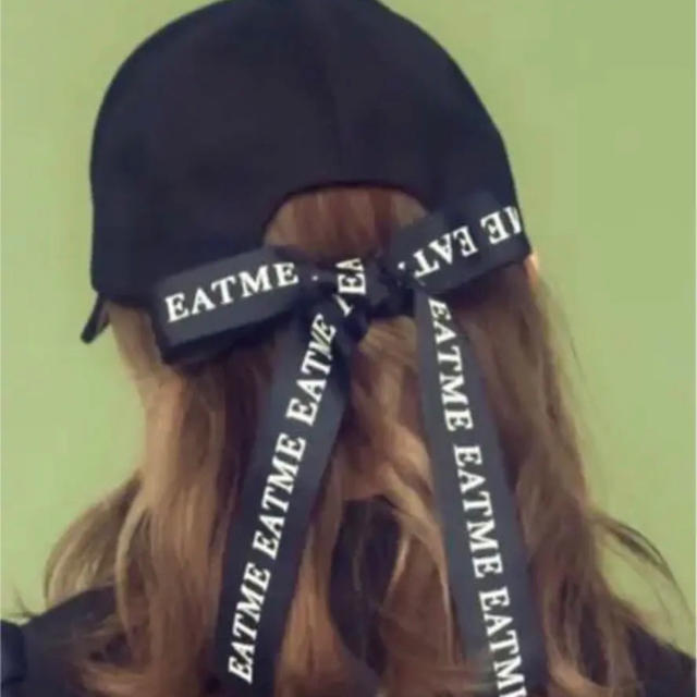 EATME(イートミー)の【新品】EATME BACKロゴリボンキャップ レディースの帽子(キャップ)の商品写真