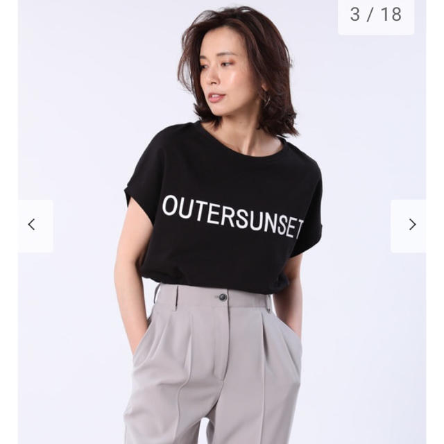 PLST【別注】OUTERSUNSET Tシャツ 黒