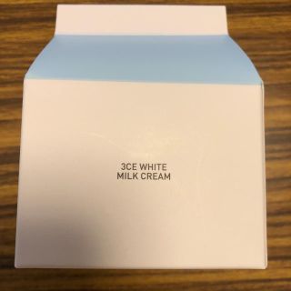 スリーシーイー(3ce)の3CE WHITE MILK CREAM 50ml(フェイスクリーム)